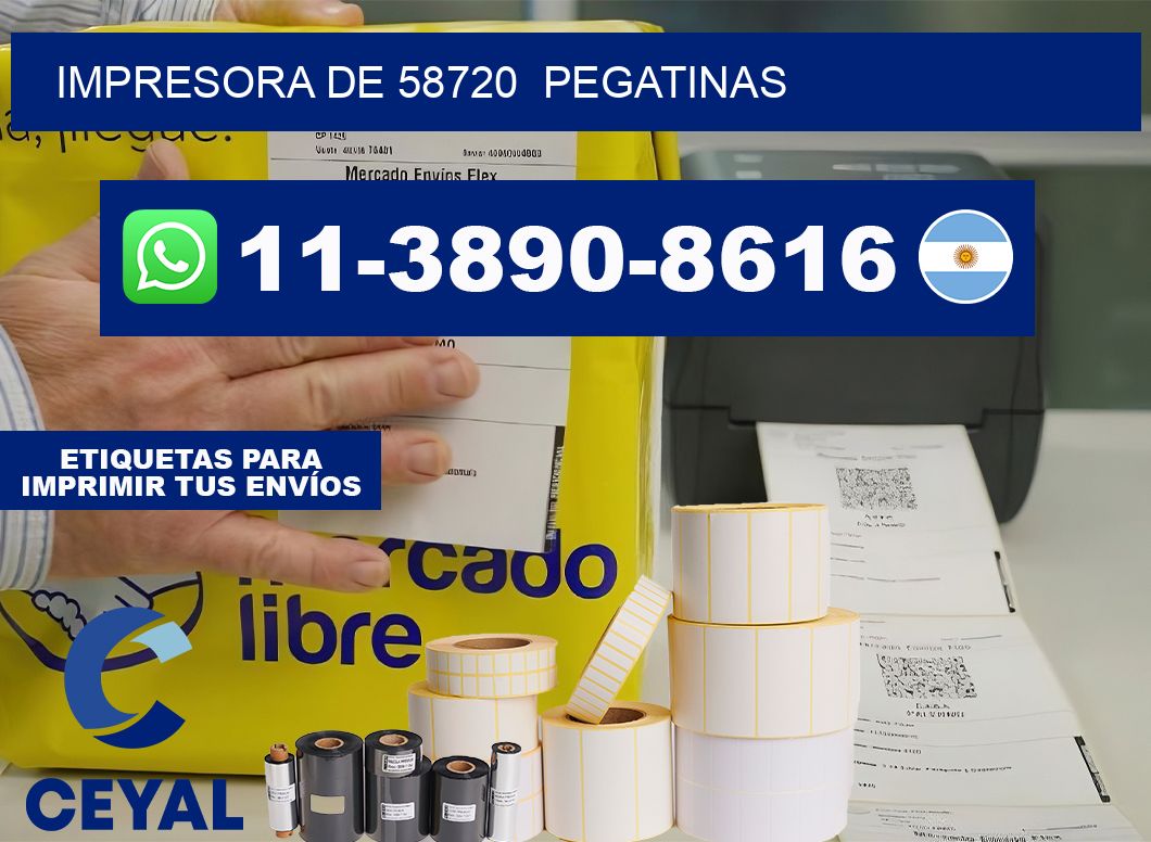 impresora de 58720 pegatinas