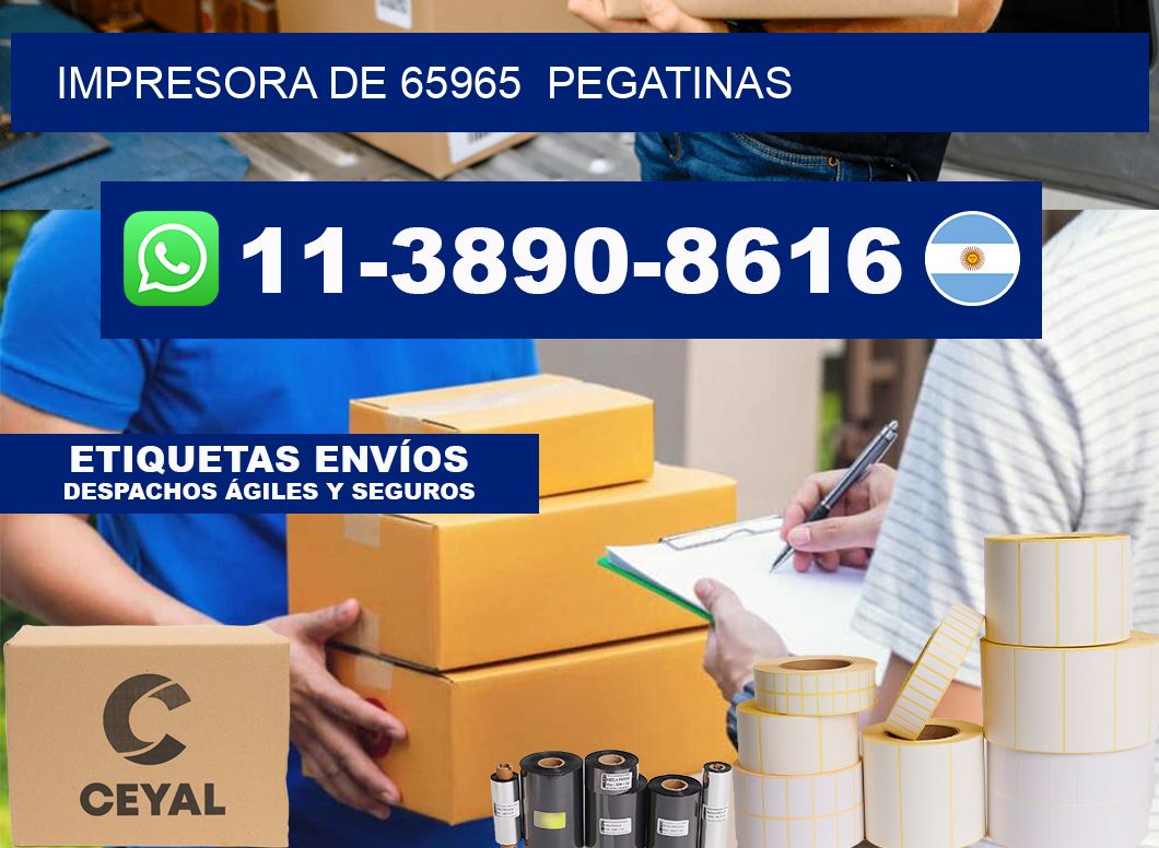 impresora de 65965 pegatinas