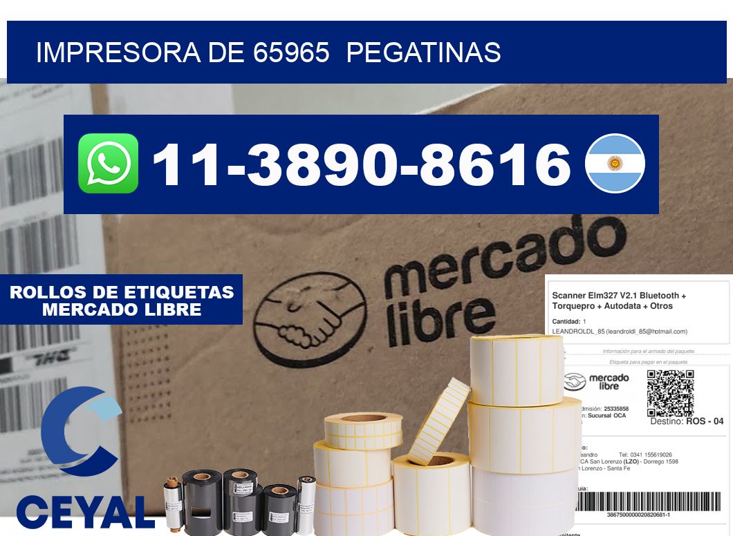 impresora de 65965 pegatinas