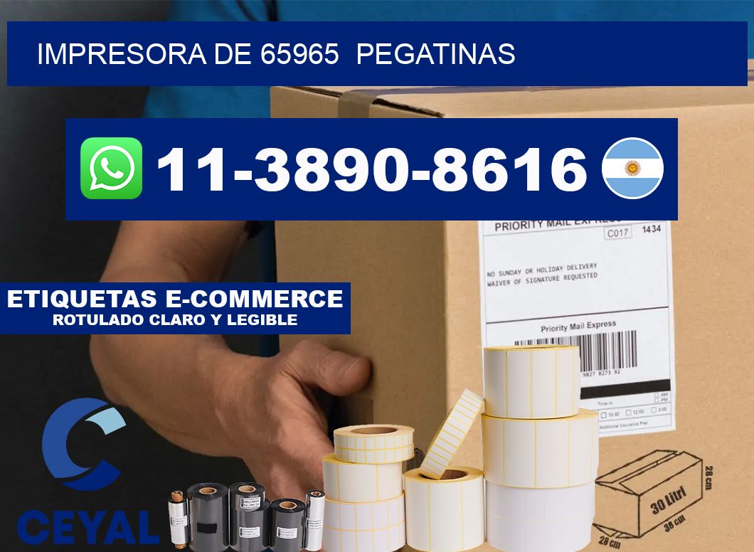 impresora de 65965 pegatinas