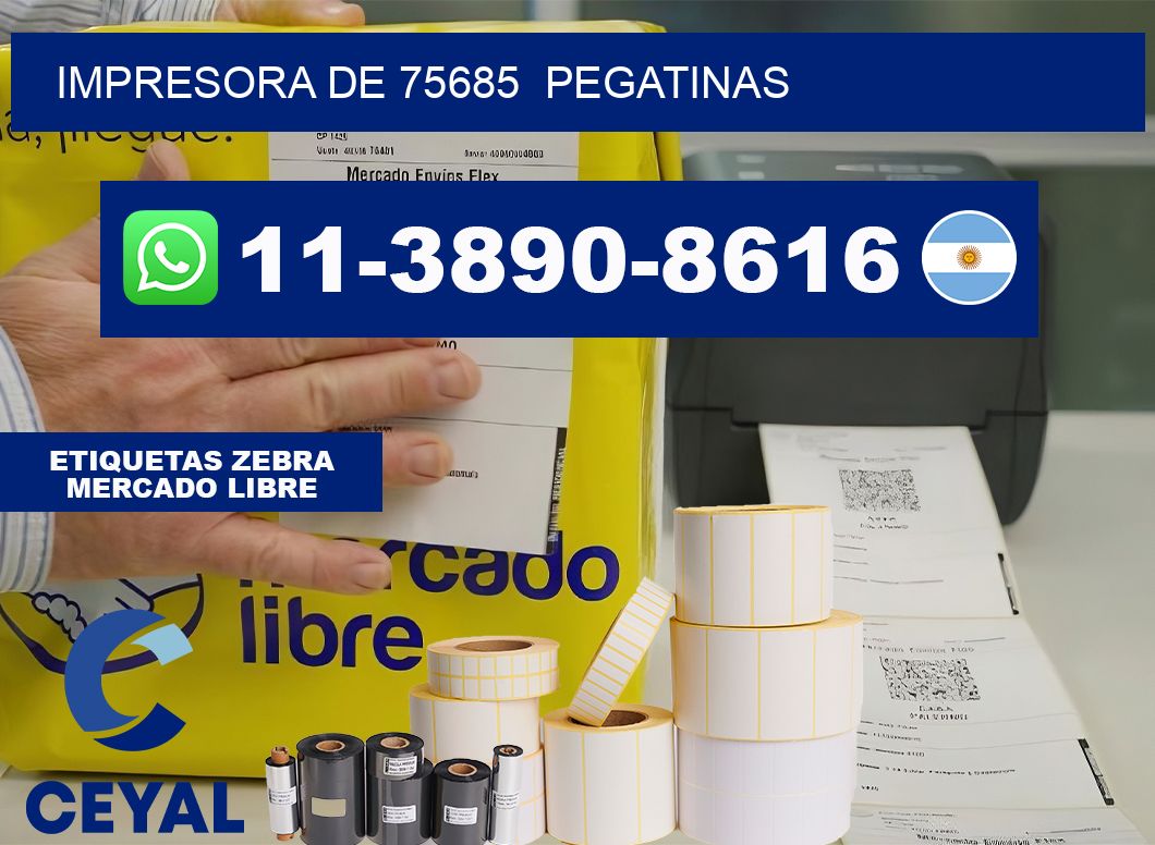 impresora de 75685  pegatinas