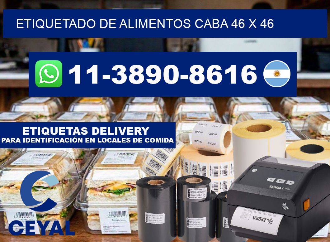 Etiquetado de alimentos caba 46 x 46