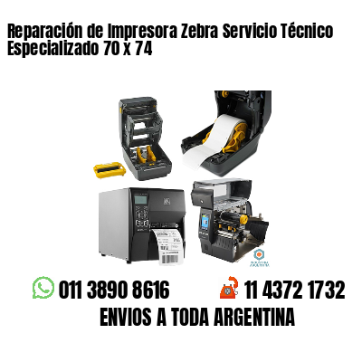 Reparación de Impresora Zebra Servicio Técnico Especializado 70 x 74