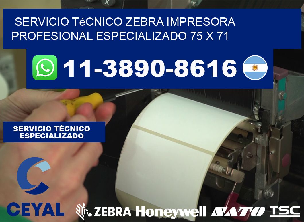 Servicio Técnico Zebra Impresora Profesional Especializado 75 x 71