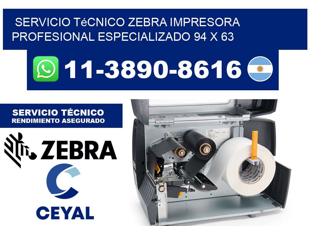 Servicio Técnico Zebra Impresora Profesional Especializado 94 x 63