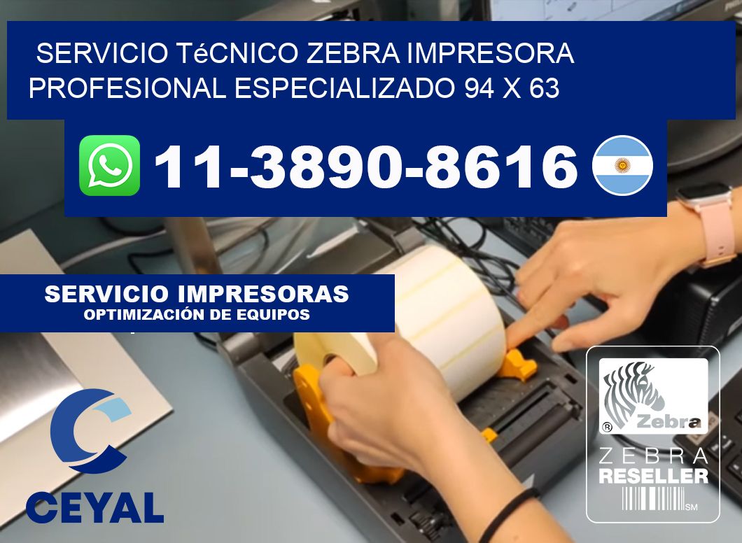 Servicio Técnico Zebra Impresora Profesional Especializado 94 x 63