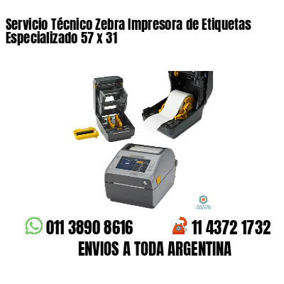 Servicio Técnico Zebra Impresora de Etiquetas Especializado 57 x 31