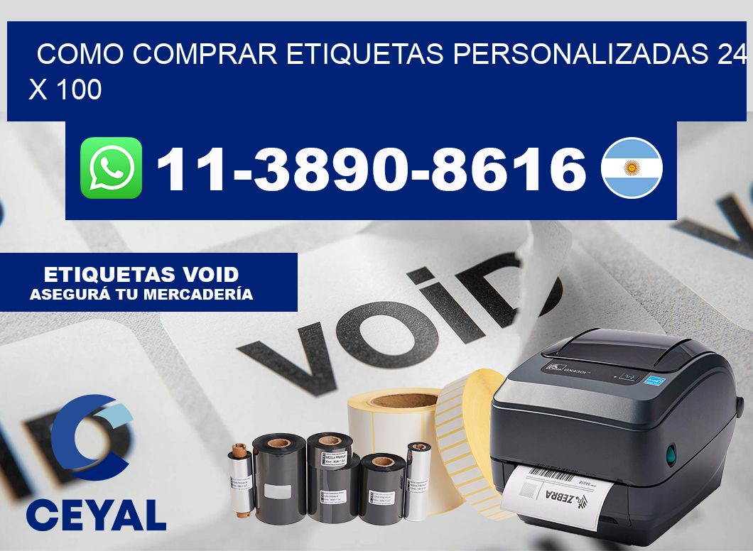 como comprar etiquetas personalizadas 24 x 100