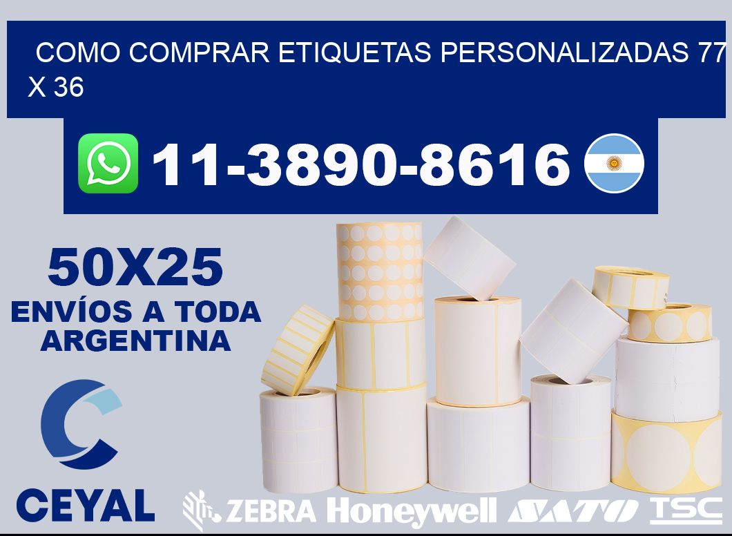 como comprar etiquetas personalizadas 77 x 36