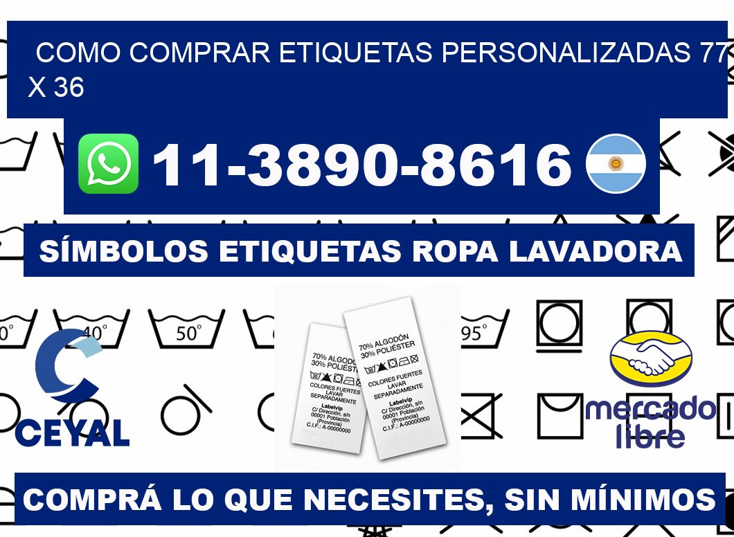 como comprar etiquetas personalizadas 77 x 36