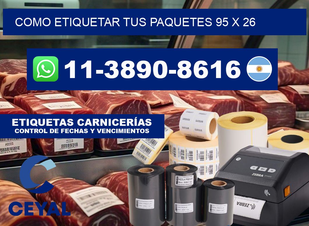 como etiquetar tus paquetes 95 x 26