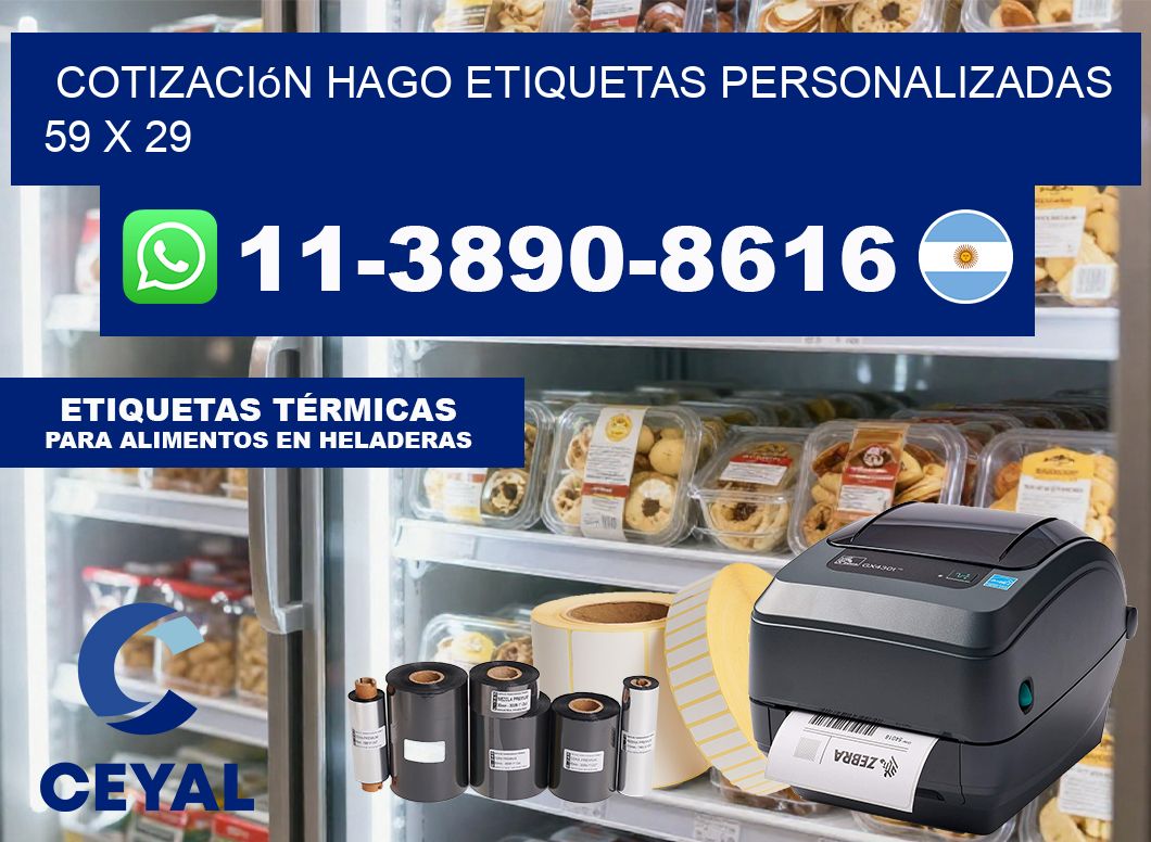 cotización hago etiquetas personalizadas 59 x 29