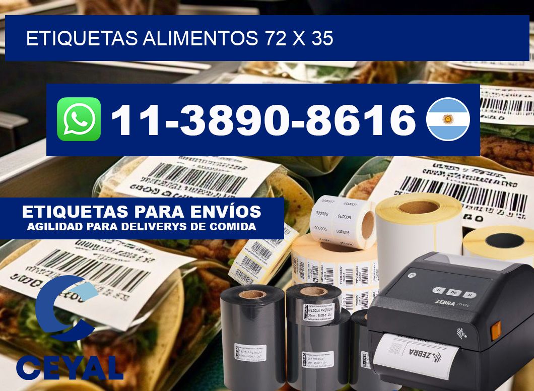etiquetas alimentos 72 x 35