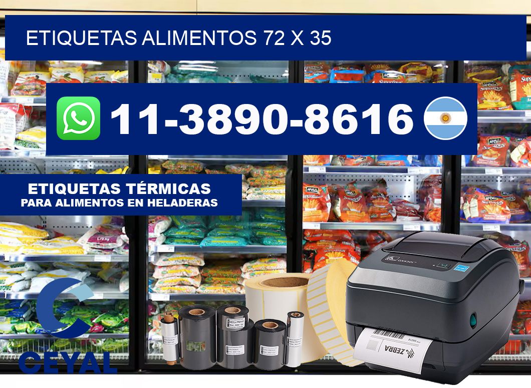 etiquetas alimentos 72 x 35