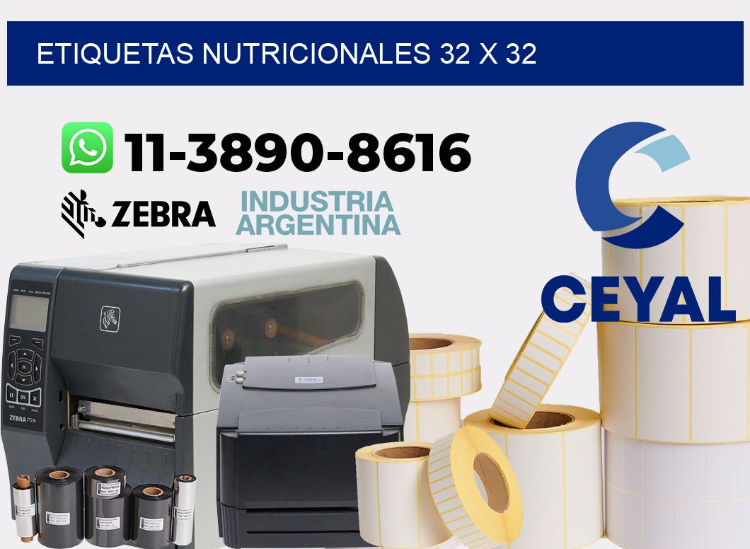 etiquetas nutricionales 32 x 32
