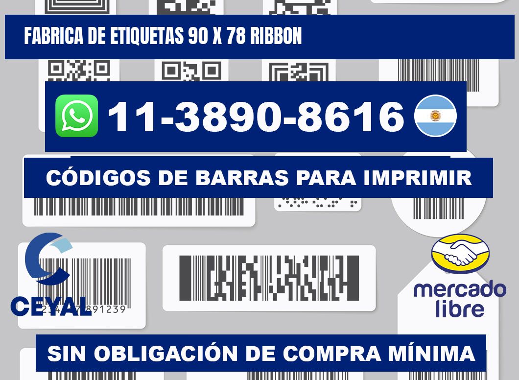 fabrica de etiquetas 90 x 78 ribbon