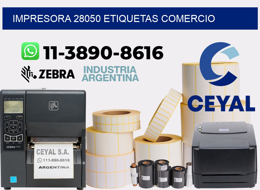 impresora 28050 etiquetas comercio