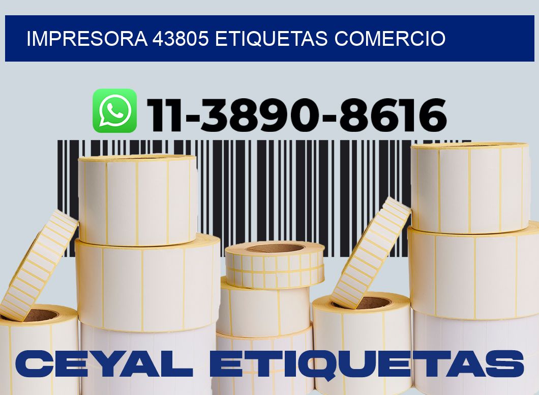 impresora 43805 etiquetas comercio