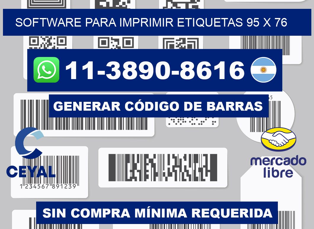 software para imprimir etiquetas 95 x 76