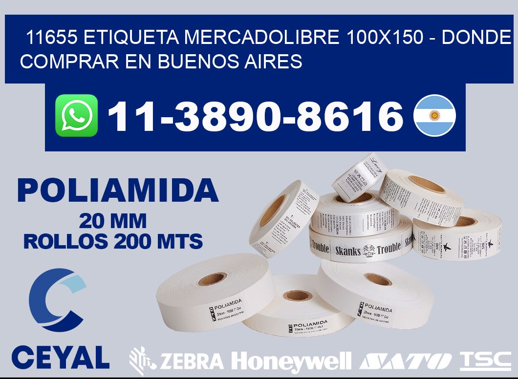 11655 etiqueta MercadoLibre 100x150 - Donde Comprar en Buenos Aires