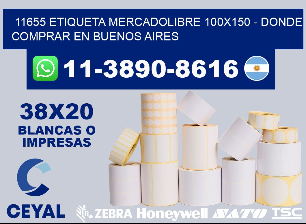 11655 etiqueta MercadoLibre 100x150 - Donde Comprar en Buenos Aires