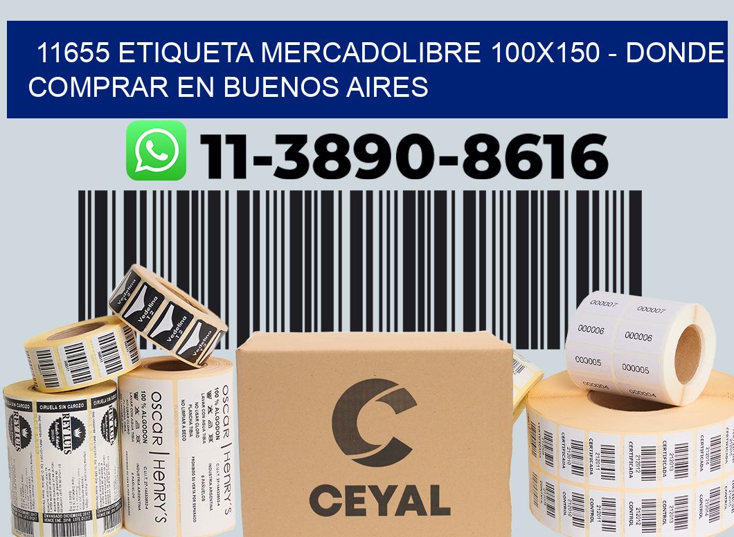 11655 etiqueta MercadoLibre 100x150 - Donde Comprar en Buenos Aires