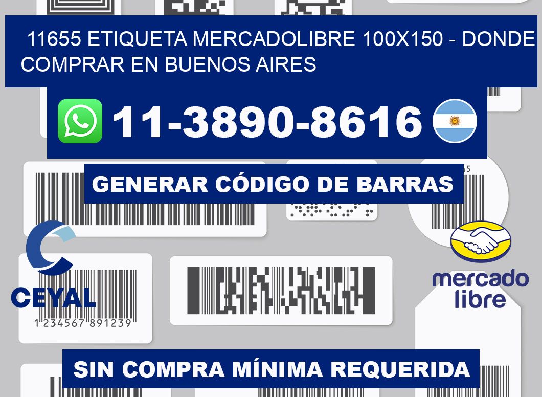 11655 etiqueta MercadoLibre 100x150 - Donde Comprar en Buenos Aires