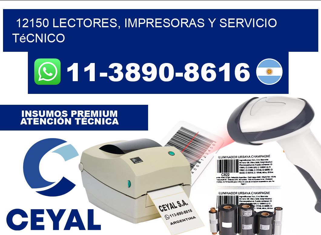 12150 Lectores, Impresoras y Servicio Técnico