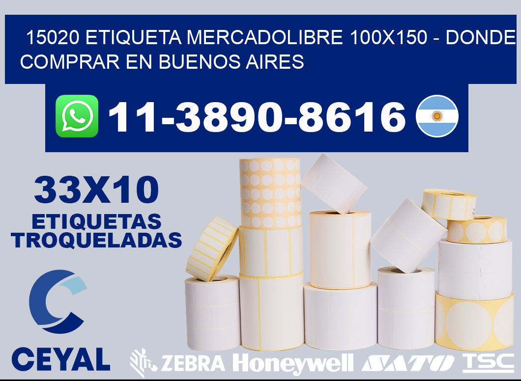 15020 etiqueta MercadoLibre 100x150 - Donde Comprar en Buenos Aires