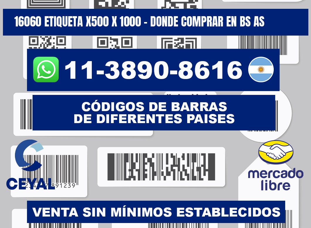 16060 etiqueta x500 x 1000 - Donde Comprar en bs as