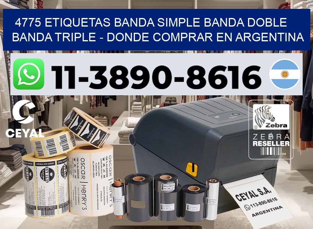 4775 etiquetas banda simple banda doble banda triple – Donde Comprar en Argentina