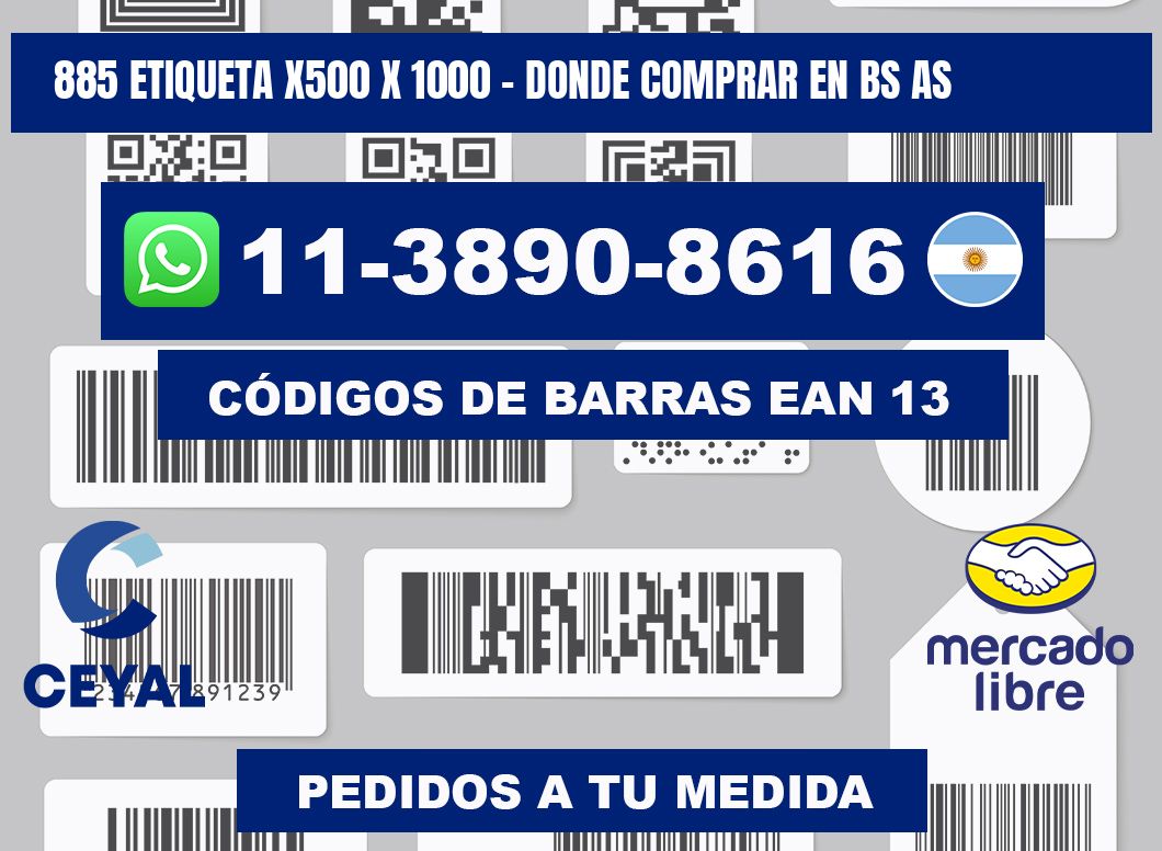 885 etiqueta x500 x 1000 - Donde Comprar en bs as