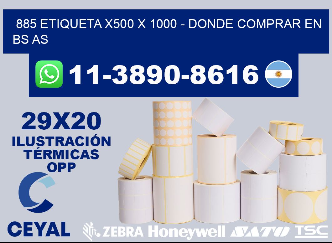 885 etiqueta x500 x 1000 - Donde Comprar en bs as