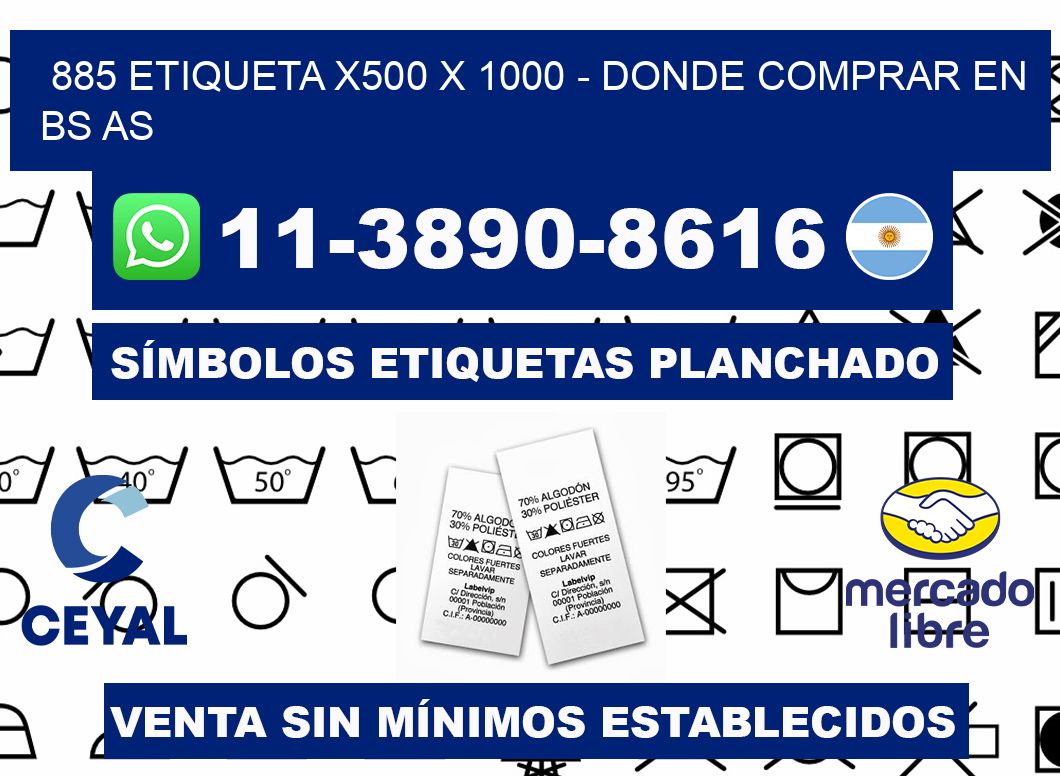 885 etiqueta x500 x 1000 - Donde Comprar en bs as