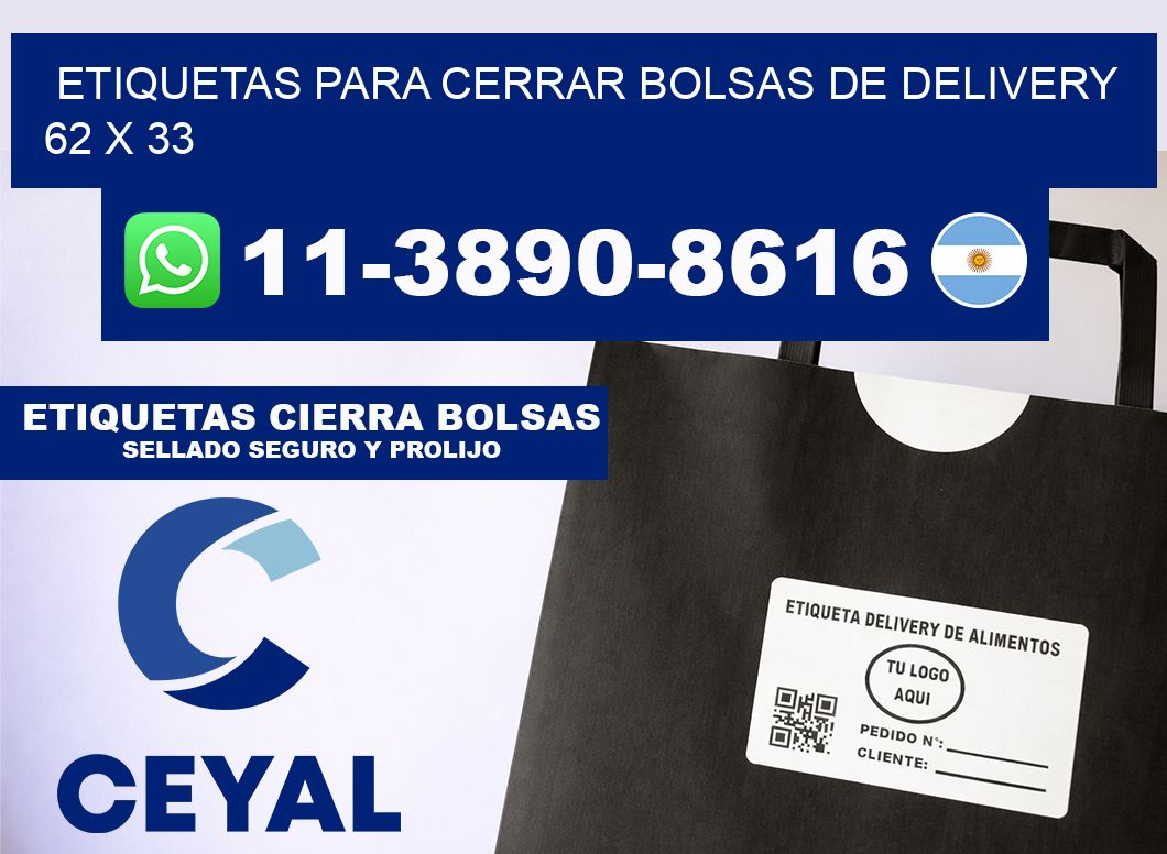 ETIQUETAS PARA CERRAR BOLSAS DE DELIVERY 62 x 33