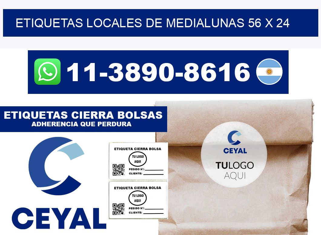 etiquetas locales de medialunas 56 x 24