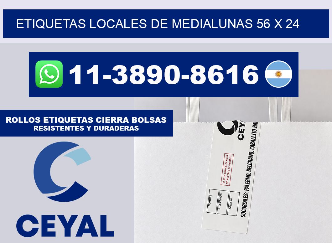 etiquetas locales de medialunas 56 x 24