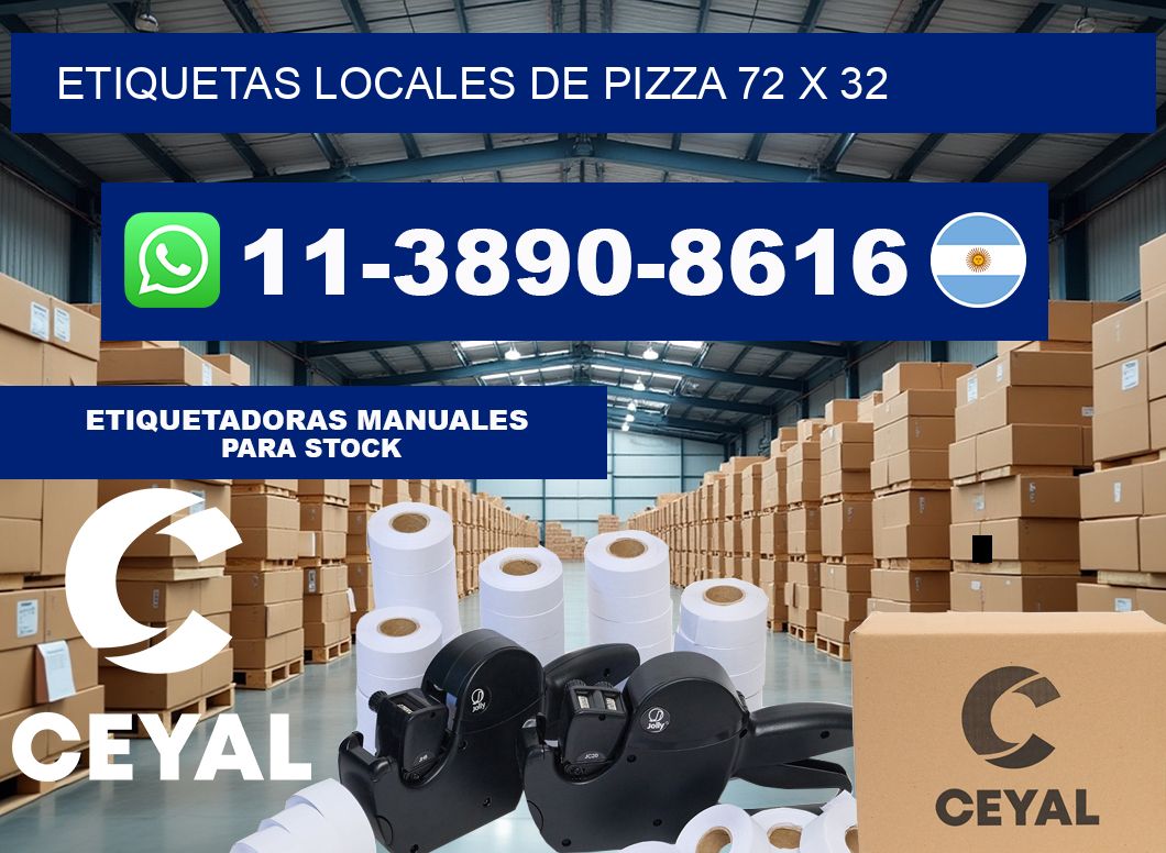 etiquetas locales de pizza 72 x 32