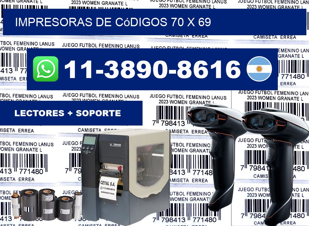 impresoras de códigos 70 x 69