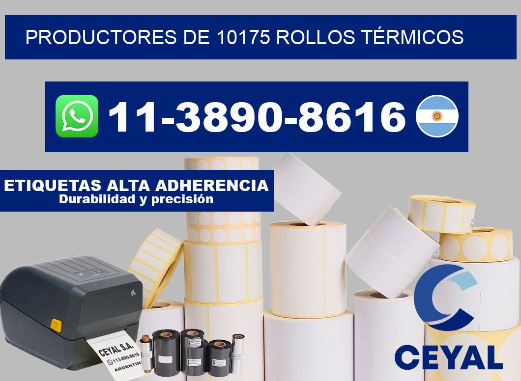 PRODUCTORES DE 10175 ROLLOS TÉRMICOS
