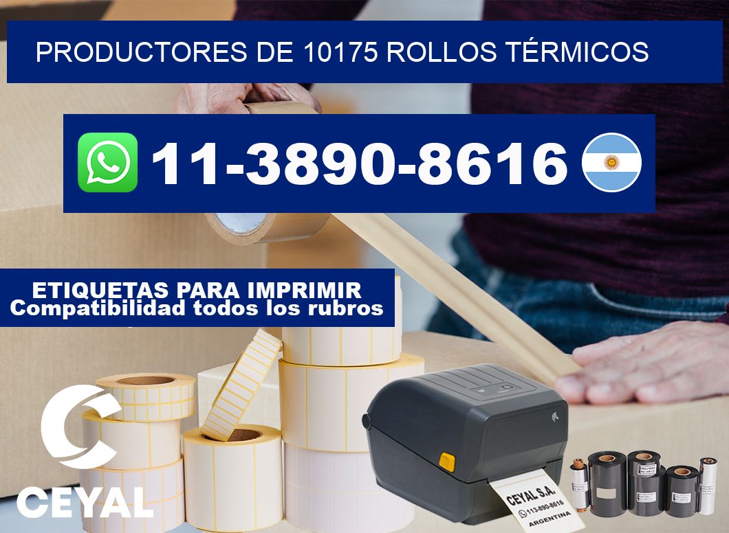 PRODUCTORES DE 10175 ROLLOS TÉRMICOS