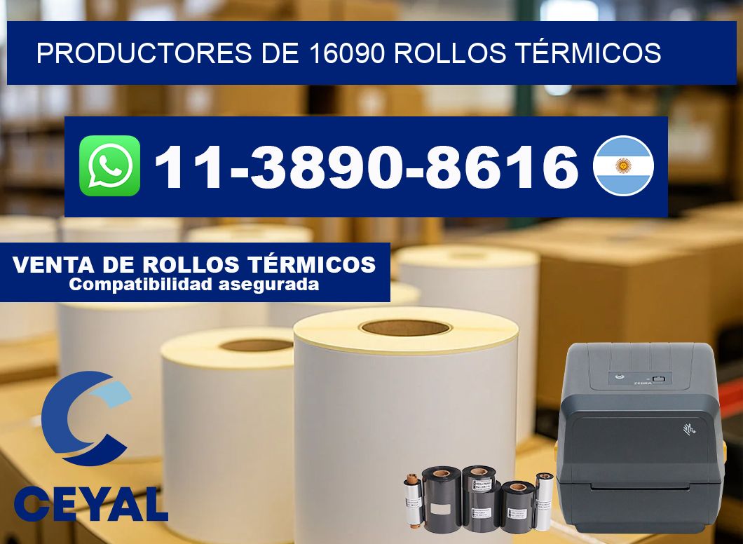 PRODUCTORES DE 16090 ROLLOS TÉRMICOS