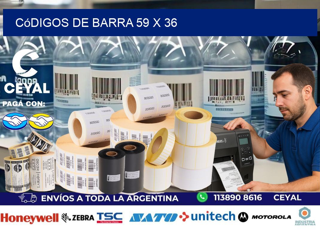 códigos de barra 59 x 36