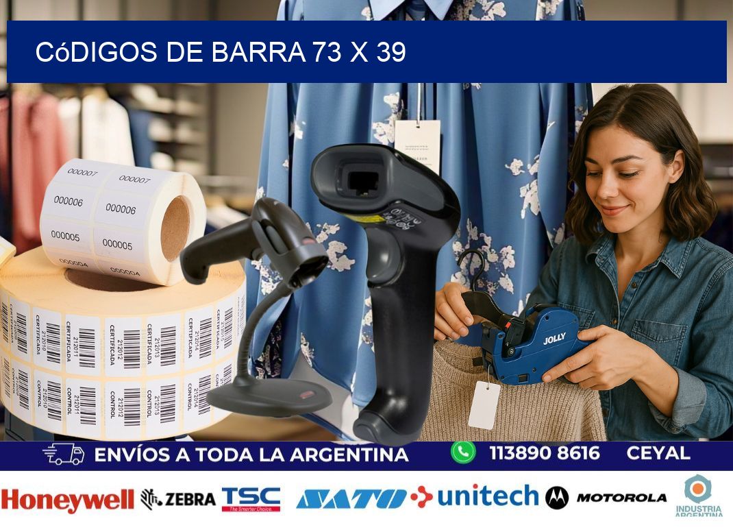 códigos de barra 73 x 39