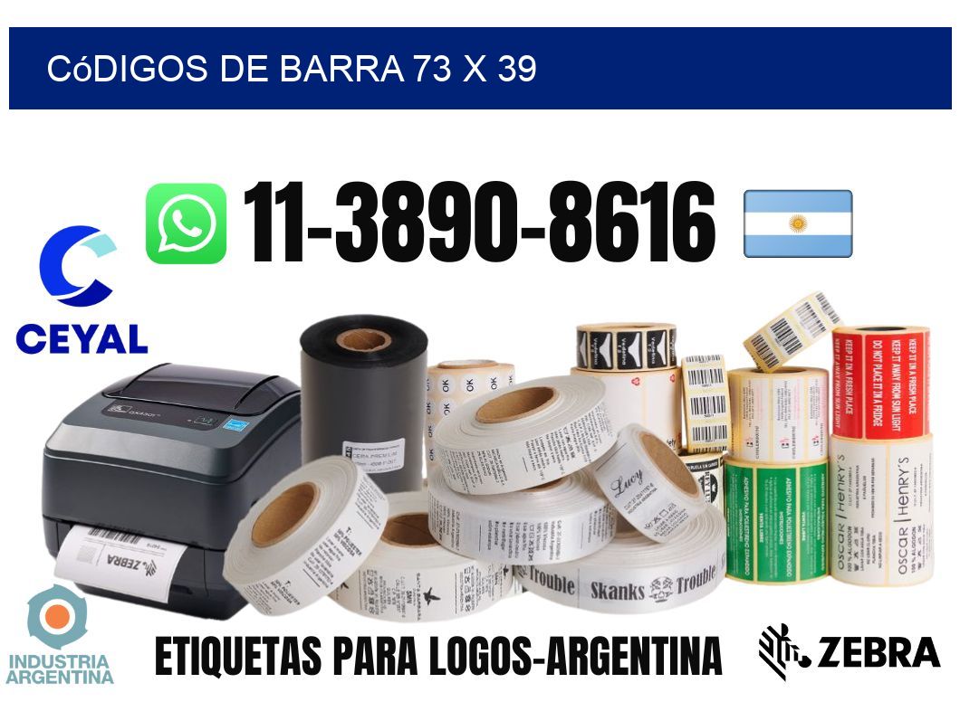 códigos de barra 73 x 39