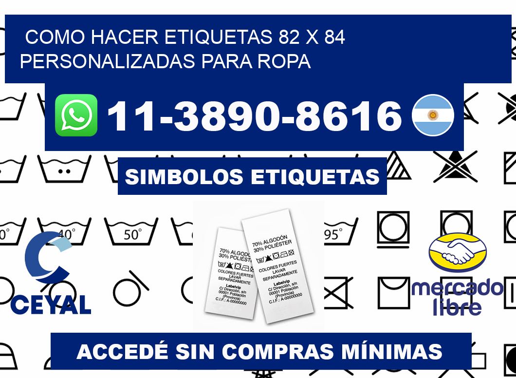 como hacer etiquetas 82 x 84 personalizadas para ropa