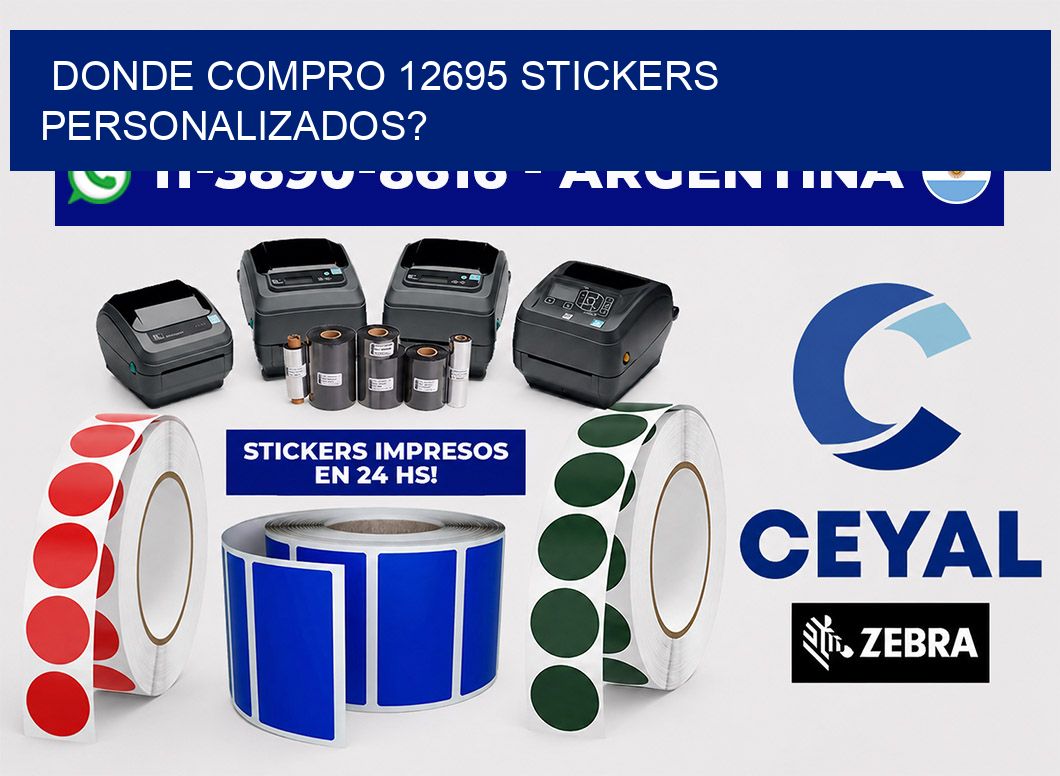 donde compro 12695 stickers personalizados?