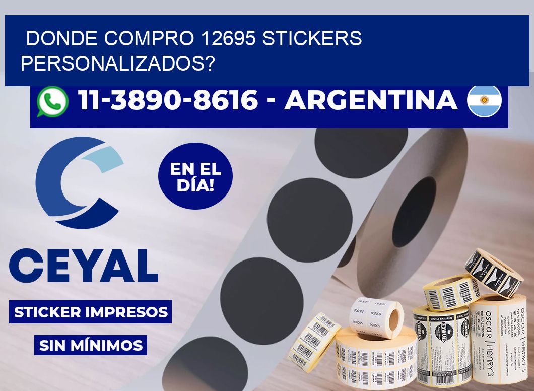 donde compro 12695 stickers personalizados?