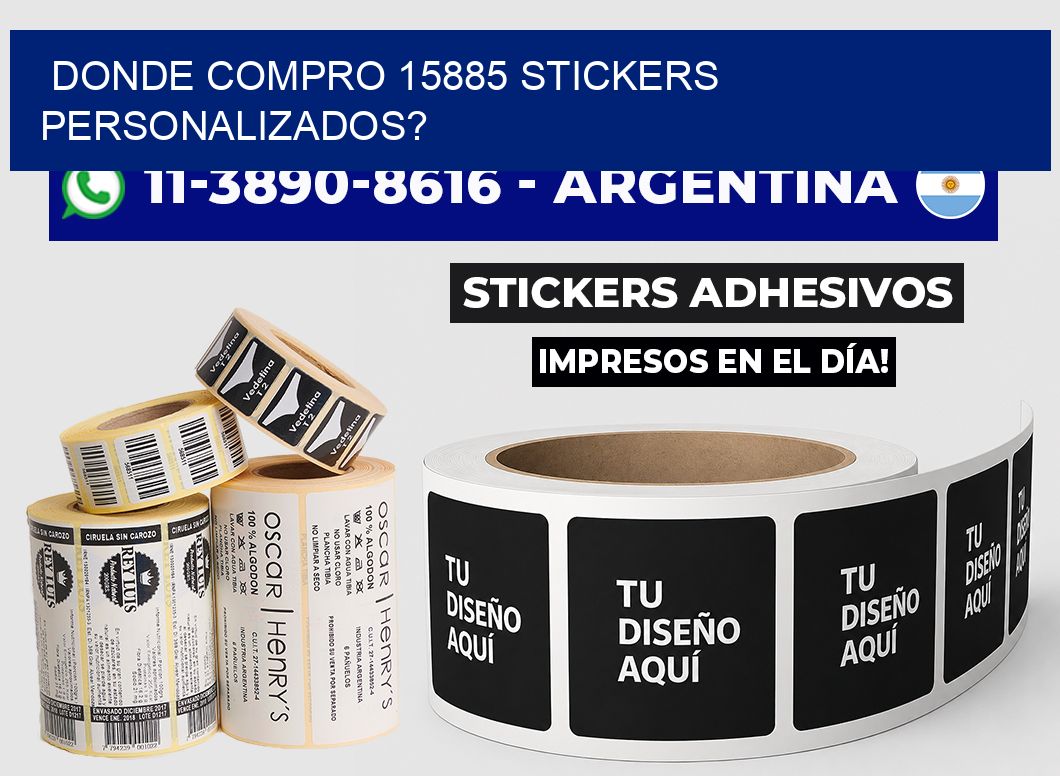 donde compro 15885 stickers personalizados?
