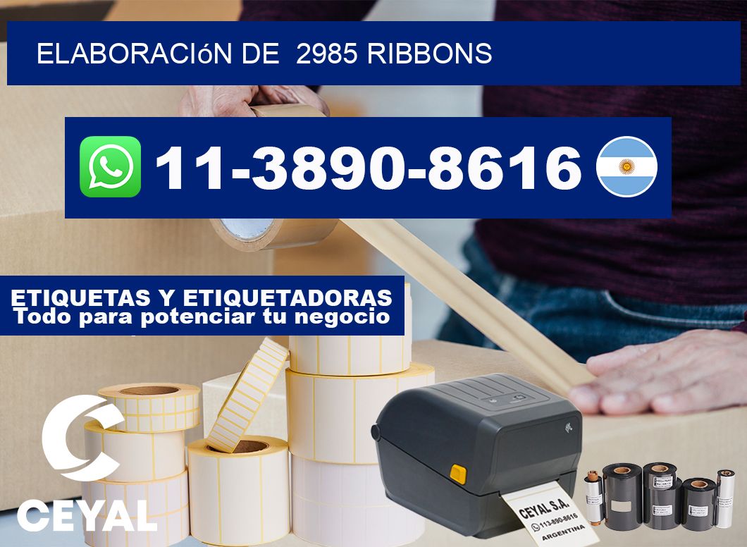 elaboración de  2985 ribbons